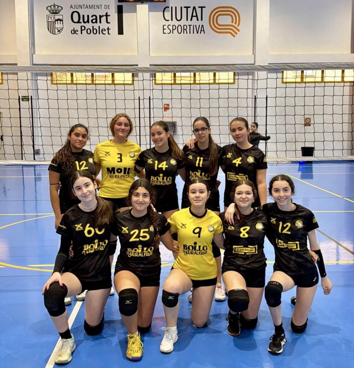 La cantera del CV Real de Gandia brilla pese a la derrota del primer equipo en Elche