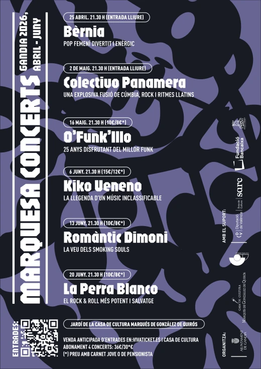 Vuelven los conciertos a la Casa de la Marquesa de Gandia