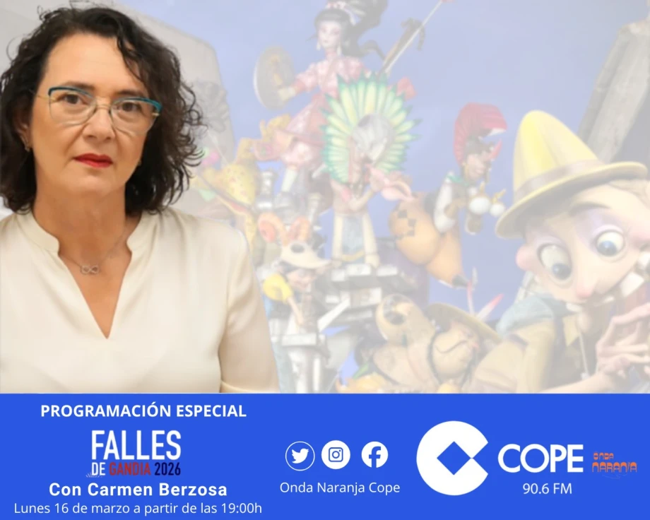 Sigue la entrega de premios de las Fallas de Gandia en COPE Onda Naranja
