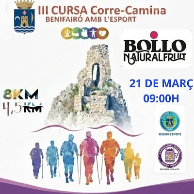 Benifairó se vuelca con el deporte en la III Cursa Corre-Camina