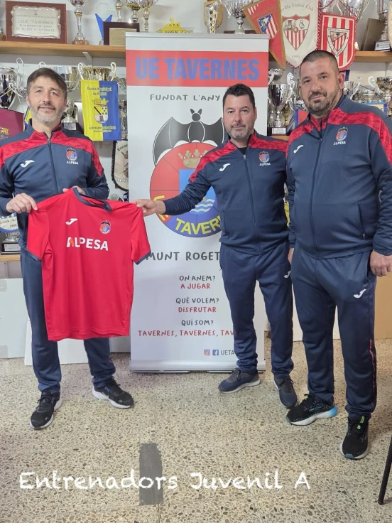 UE Tavernes nombra a Rafa Ros y Salva Cardona entrenadores del Juvenil A
