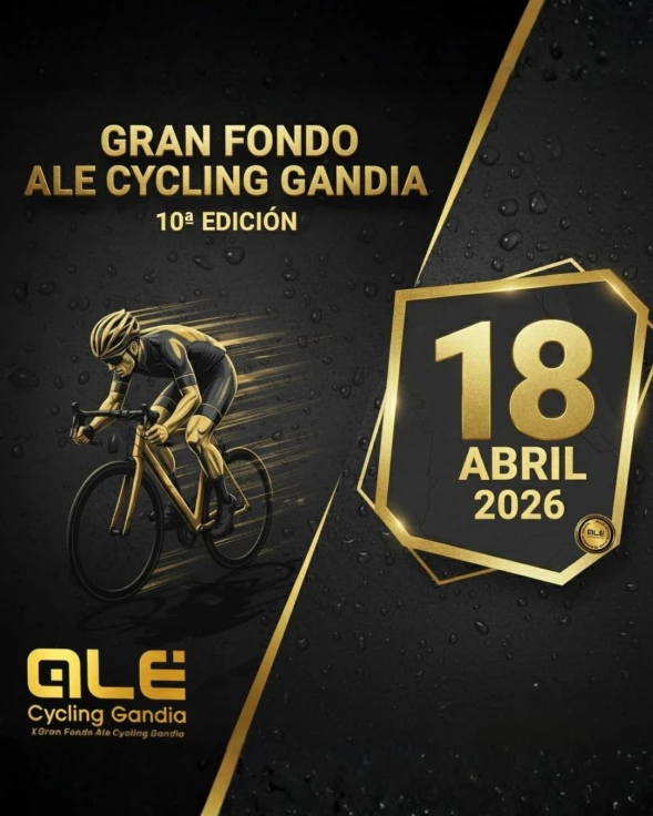 Villalonga regula el paso de la X Marcha Gran Fondo Ale Cycling Gandia 2026 en su recorrido hacia La Llacuna