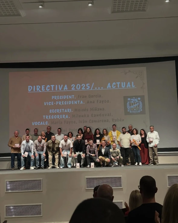 El Club Deportivo Ròtova conmemora el 25 aniversario en una gala emotiva