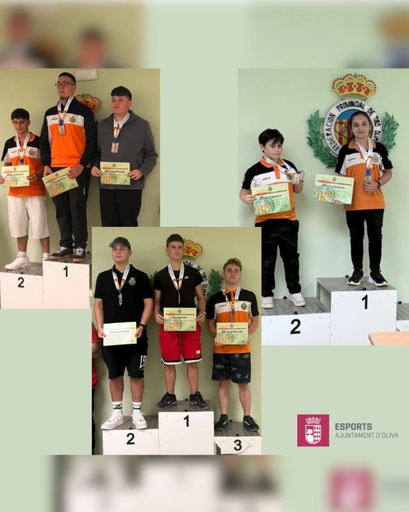 El TIR d’Oliva Club destaca con varios podios en una brillante jornada de competición