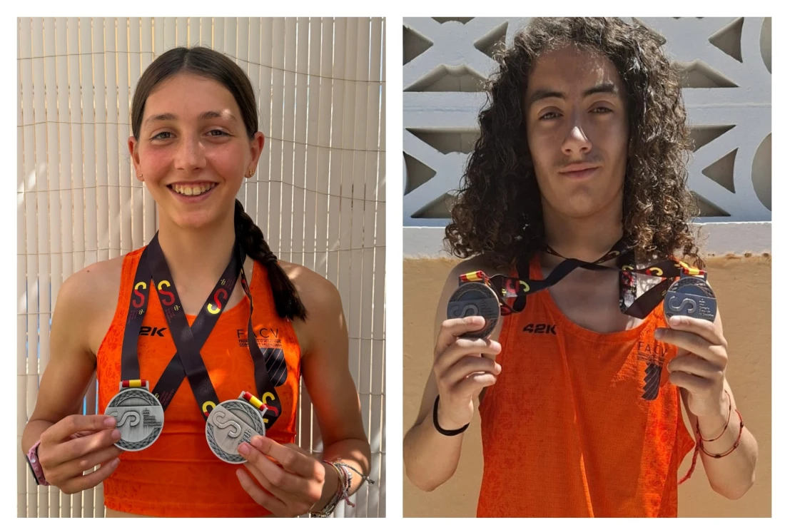 El CA Safor Teika suma dos medallas nacionales en el Campeonato de España Cadete por Federaciones