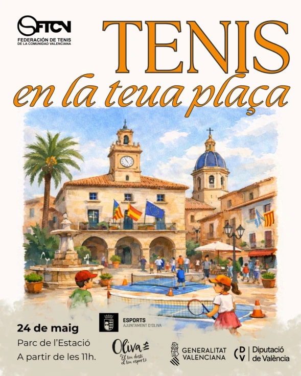 Oliva impulsa el tenis base con la actividad “Tenis en tu plaza” dentro del ITF World Tennis Tour W15