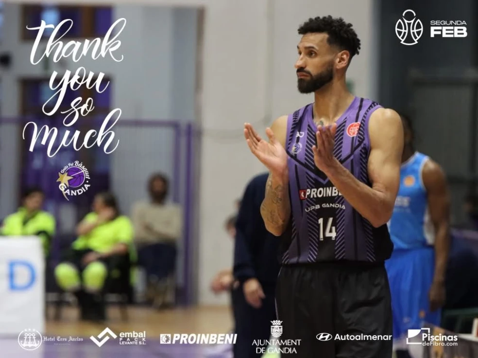 Craig Owen finaliza su etapa en el Proinbeni Units Pel Bàsquet Gandia