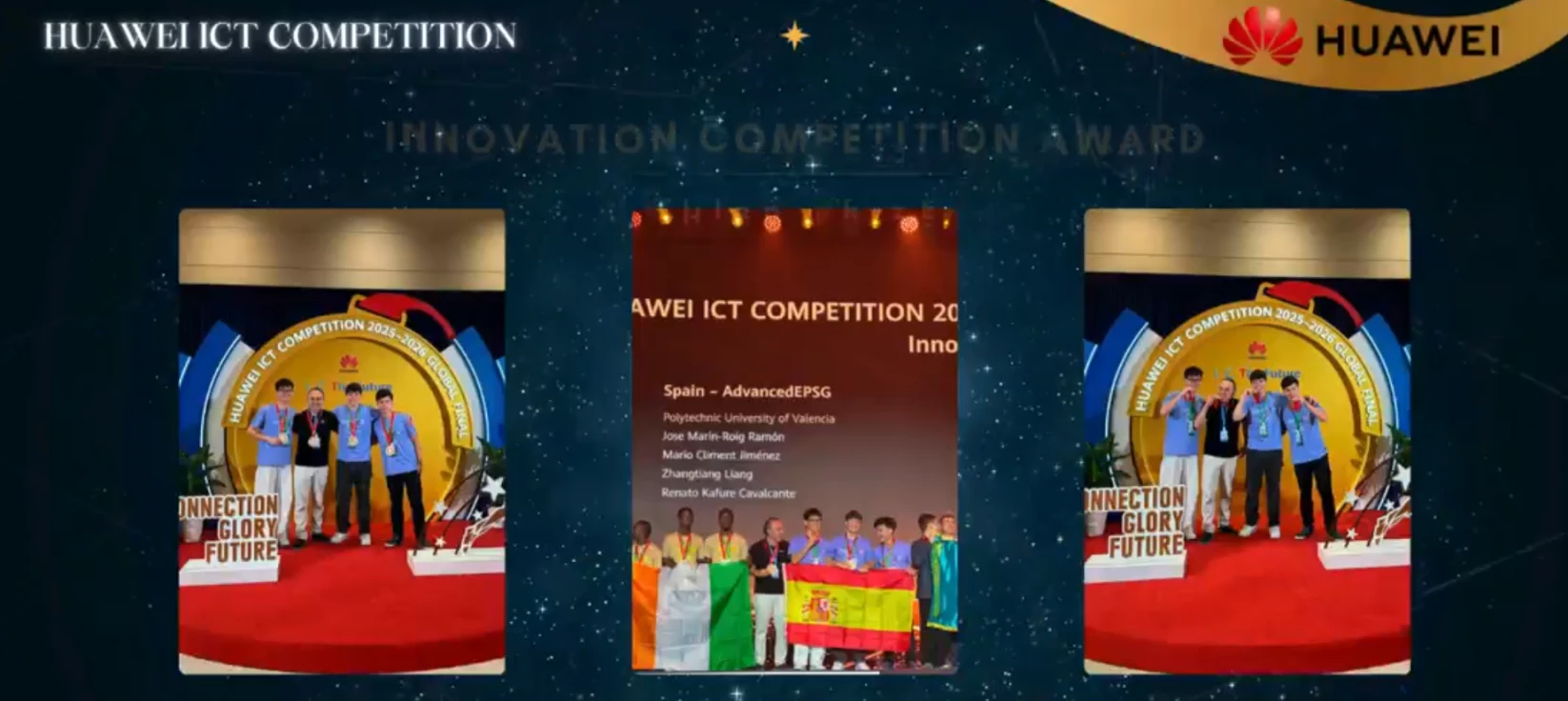 El equipo Advanced logra el tercer premio en la Huawei ICT Competition con su proyecto VirtualDoors