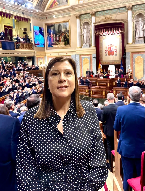 Cristina Moreno destaca el mensaje de "cordialidad" del Papa durante su intervención en el Congreso
