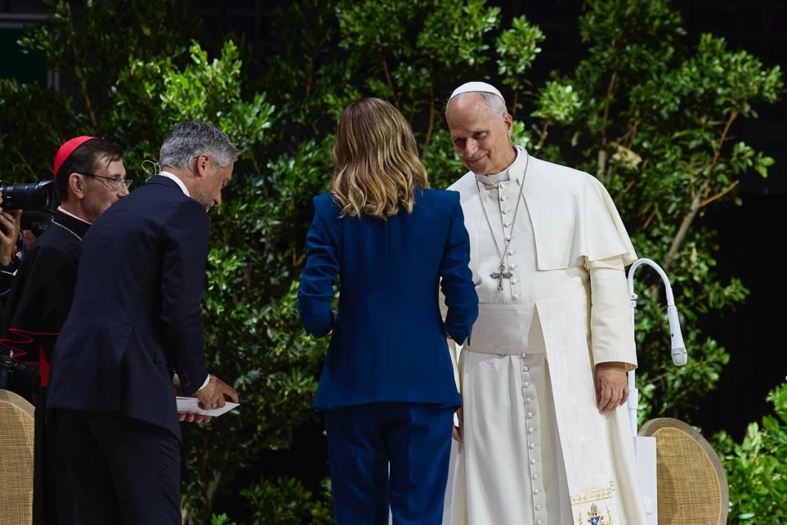 Lara Siscar: "Saludar al papa León XIV fue una experiencia maravillosa"