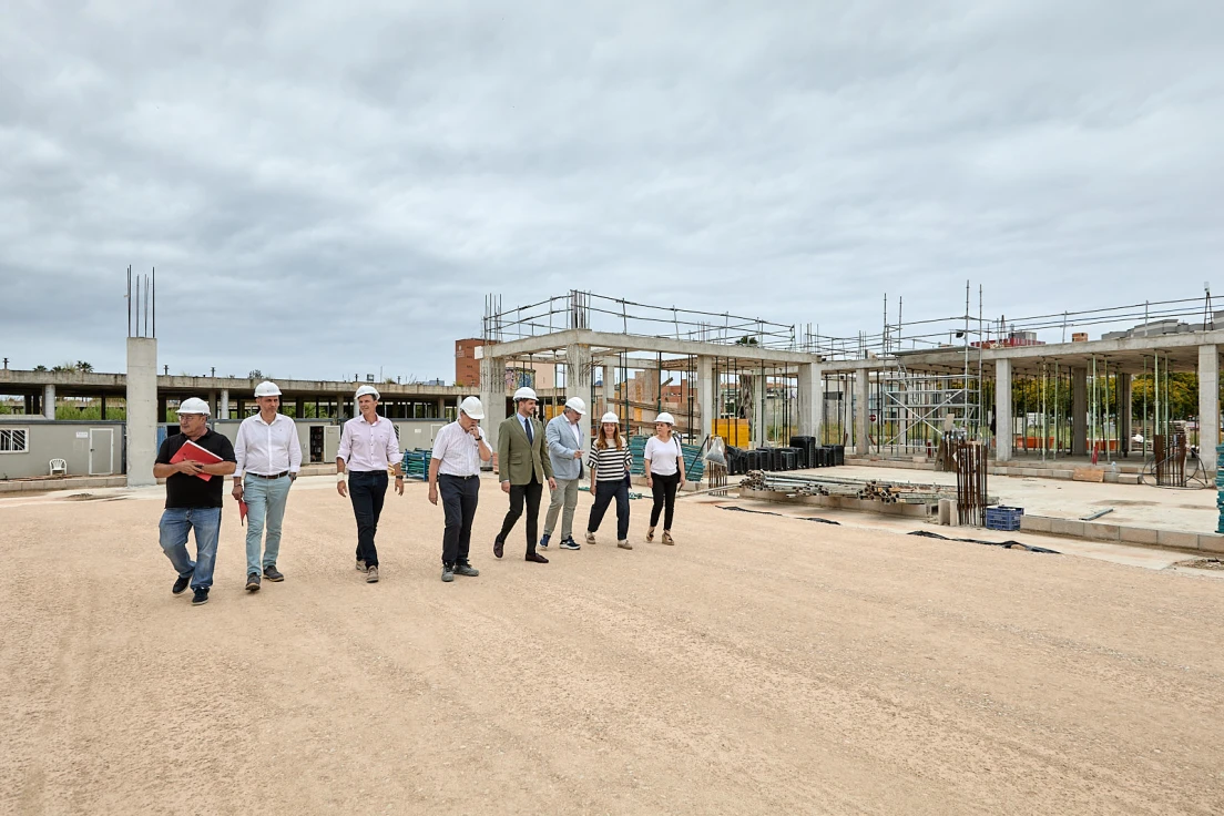 Las obras del Gandia Arena alcanzan el 20% de ejecución