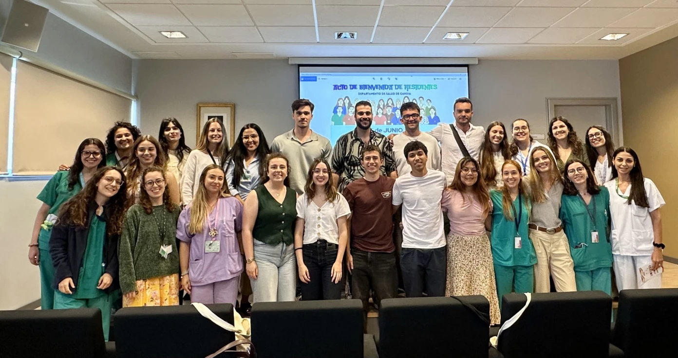El Departamento de Salud de Gandia recibe a 34 nuevos residentes
