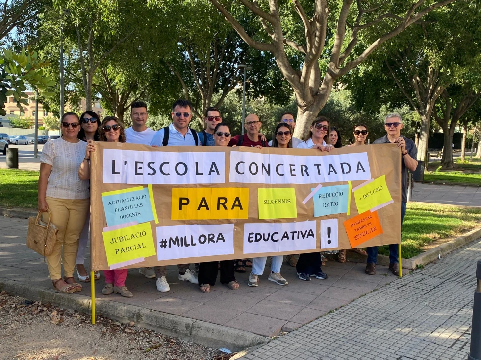 Tercera y última jornada de huelga parcial en la educación concertada