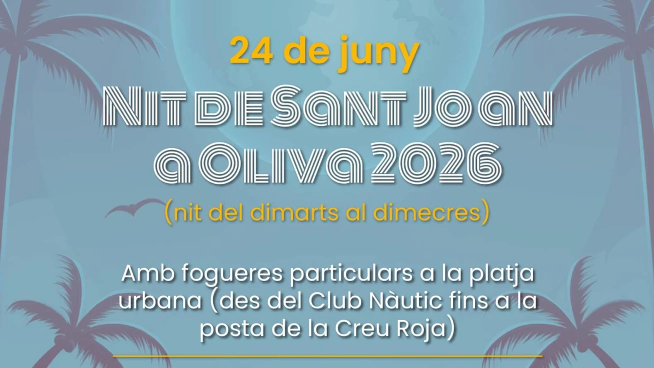 Oliva detalla el dispositivo y la programación para la Noche de San Juan 2026