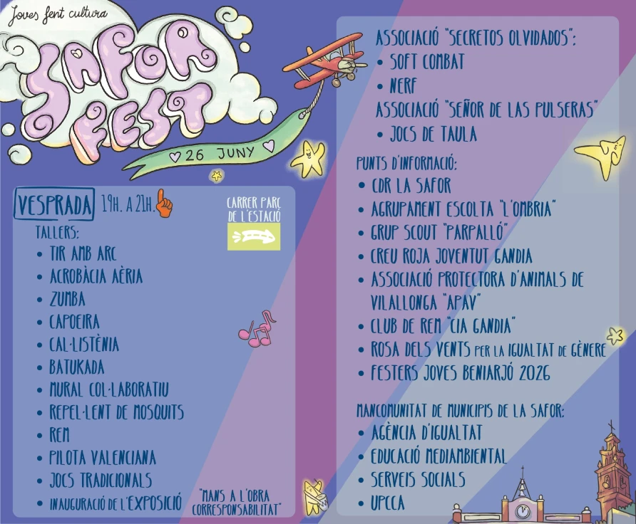 Beniarjó se convertirá este viernes en el epicentro juvenil de la comarca