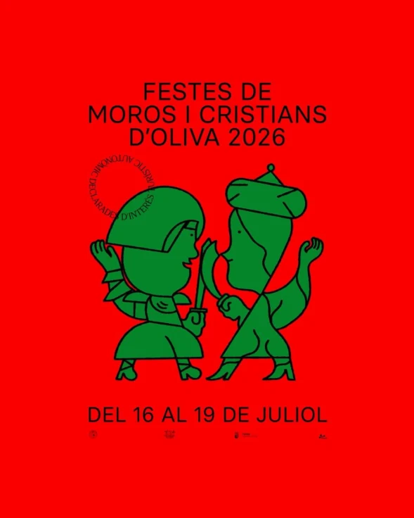 Oliva ya tiene cartel para las Fiestas de Moros y Cristianos 2026