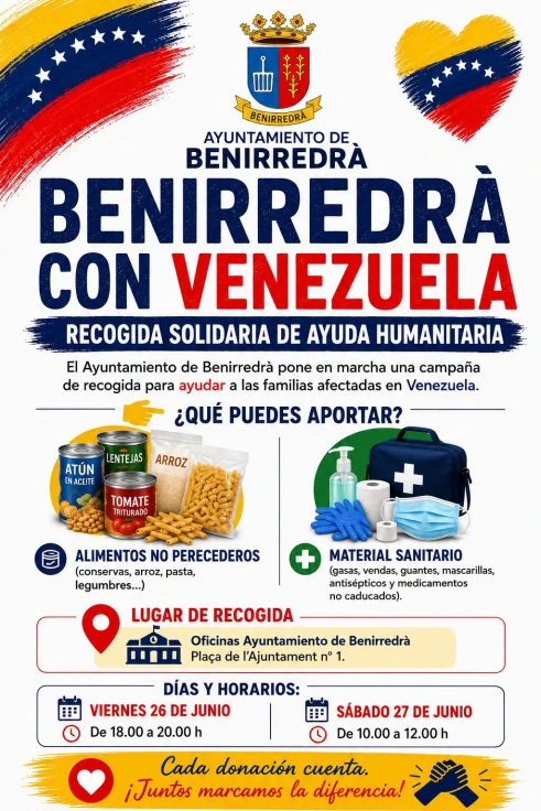 La Safor se vuelca con Venezuela
