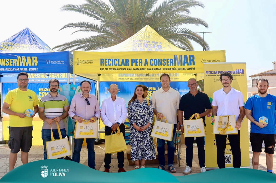 Ecoembes inicia en Oliva la 6ª edición de la campaña "Reciclar per a ConserMar"