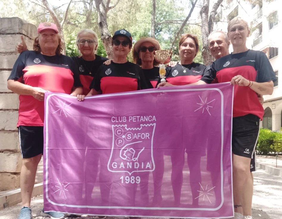 El Club de Petanca Safor Gandia conquista su tercera Liga Regional Femenina consecutiva
