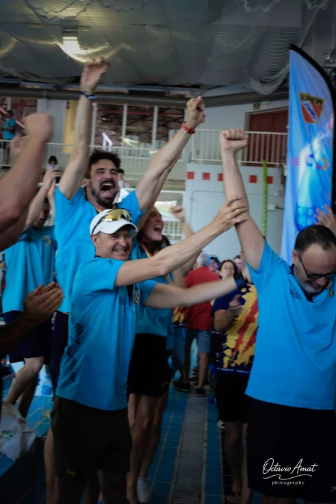 Ferran Riera y Mauricio Laporta, campeones de España de apnea indoor con la selección valenciana