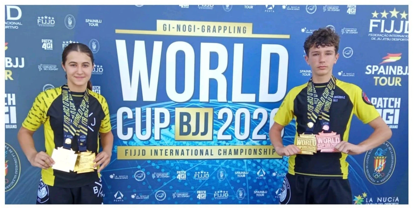 Miramar triunfa en el mundial de jiu-jitsu brasileño