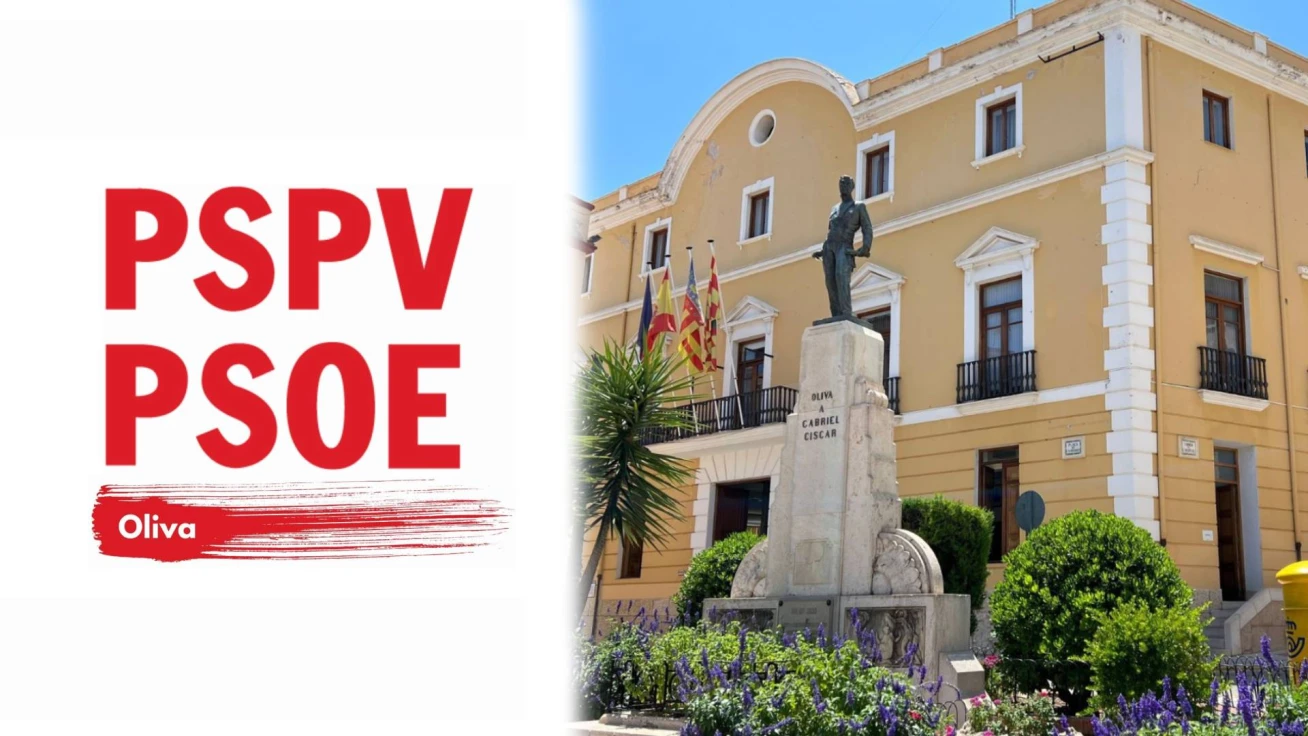 El PSPV-PSOE de Oliva presenta alegaciones para mejorar el presupuesto municipal de 2026
