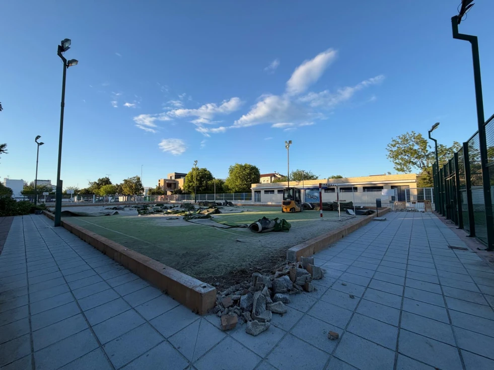 Bellreguard busca reactivar las obras de la pista polideportiva tras resolver los problemas técnicos detectados