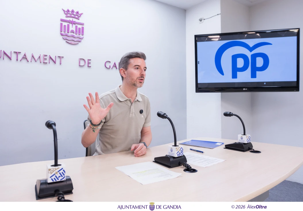 El PP de Gandia acusa al alcalde de ignorar sus cinco pactos de ciudad durante un año