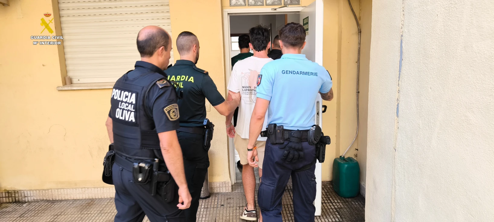 Detenidos los tres responsables de los actos vandálicos en Oliva