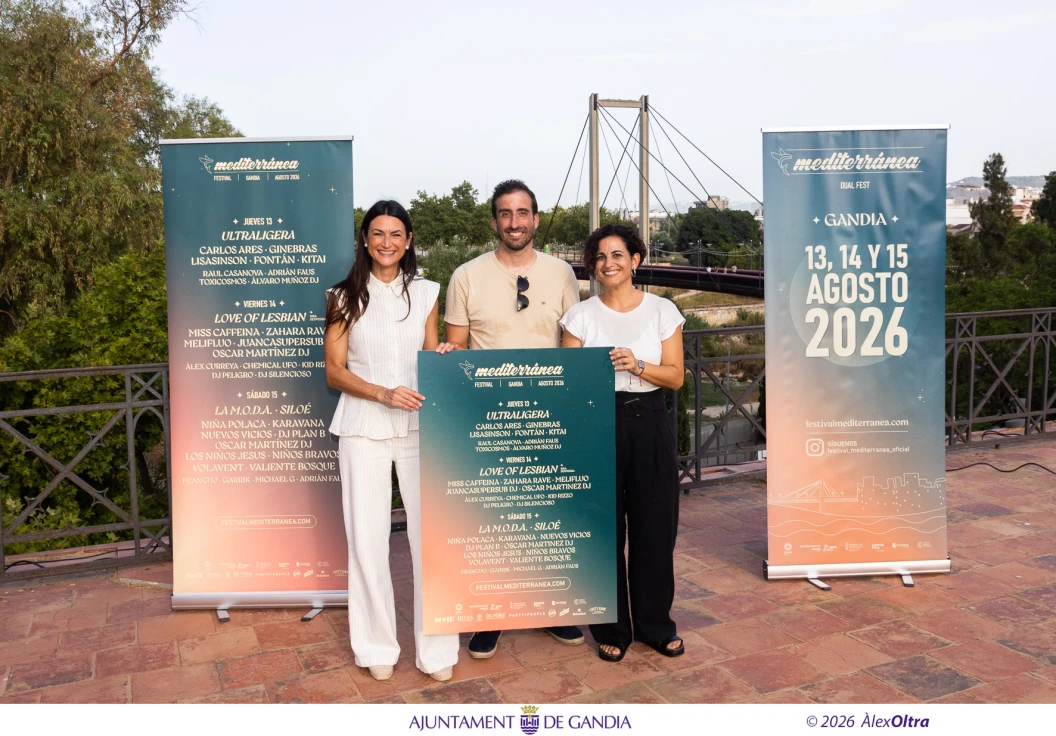 El Mediterrània Festival se prepara para su cuarta edición en Gandia