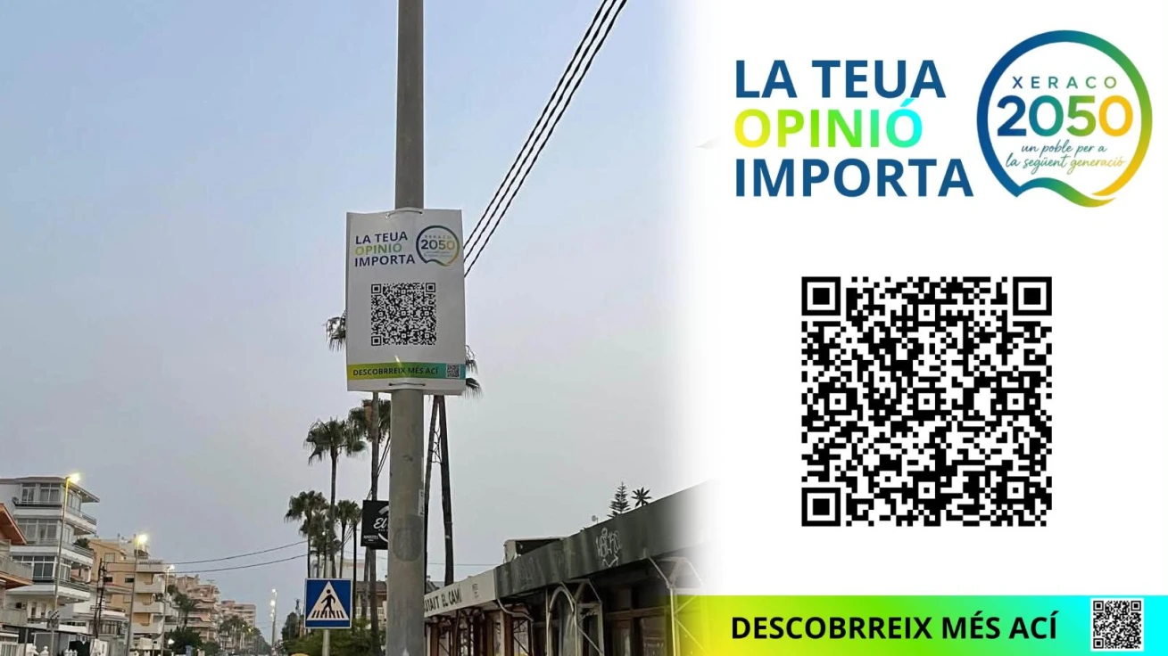 Xeraco lanza una encuesta ciudadana para diseñar el futuro del municipio