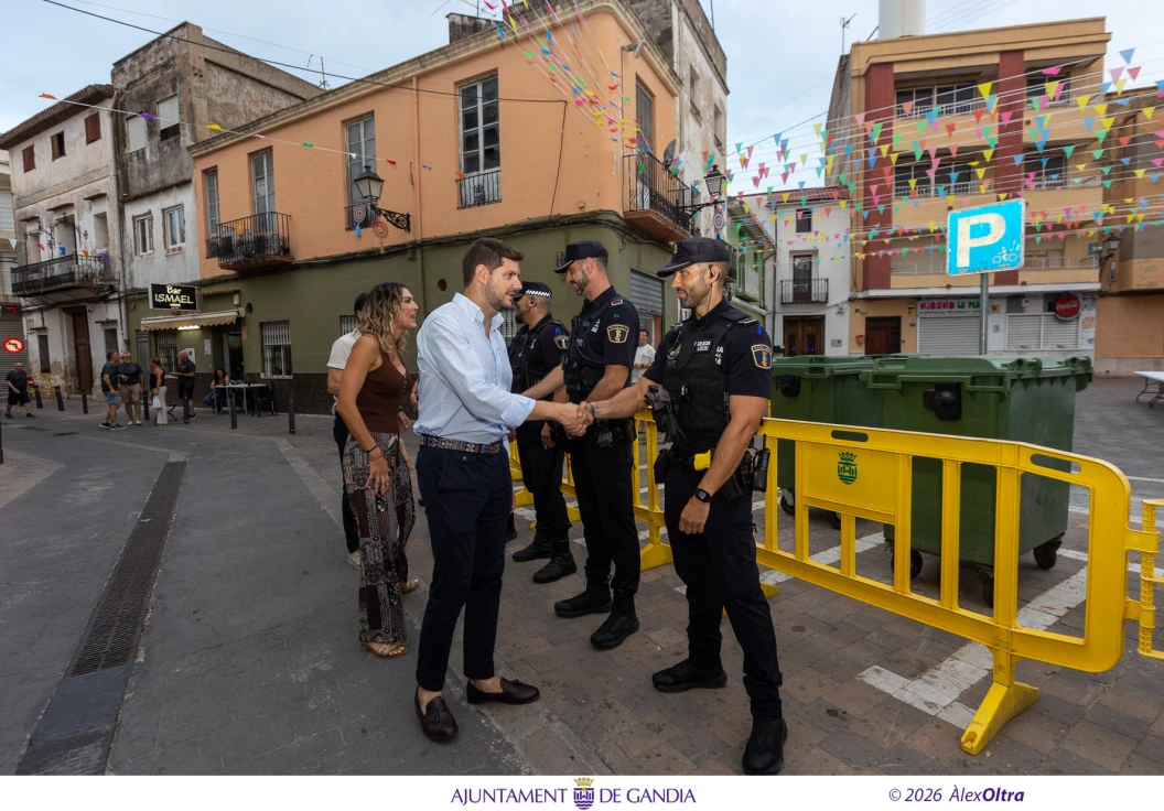 La unidad DELTA de la Policía Local de Gandia refuerza la seguridad y la convivencia en todos los barrios de la ciudad