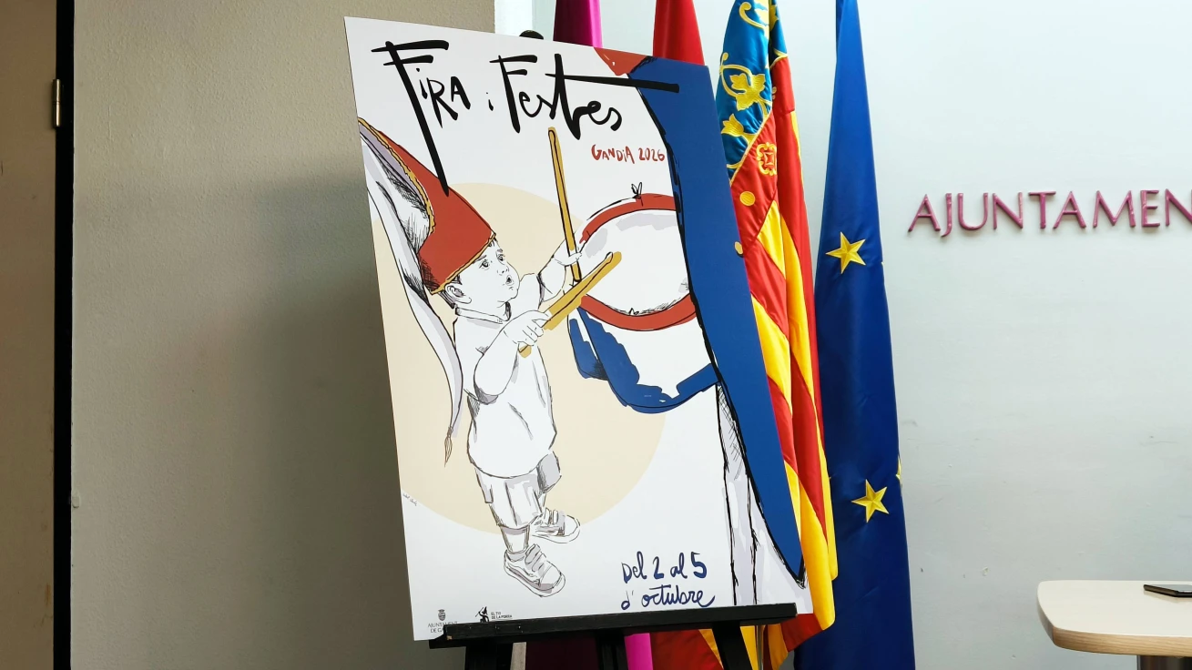 La Fira i Festes 2026 de Gandia ya tiene cartel oficial