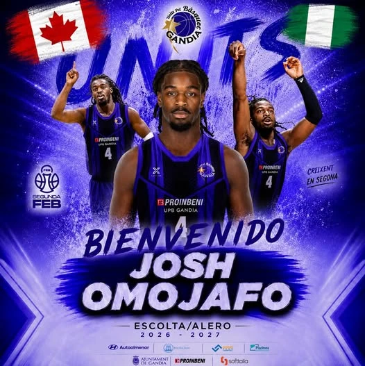 Josh Omojafo, nuevo jugador del Proinbeni Units Pel Bàsquet Gandia