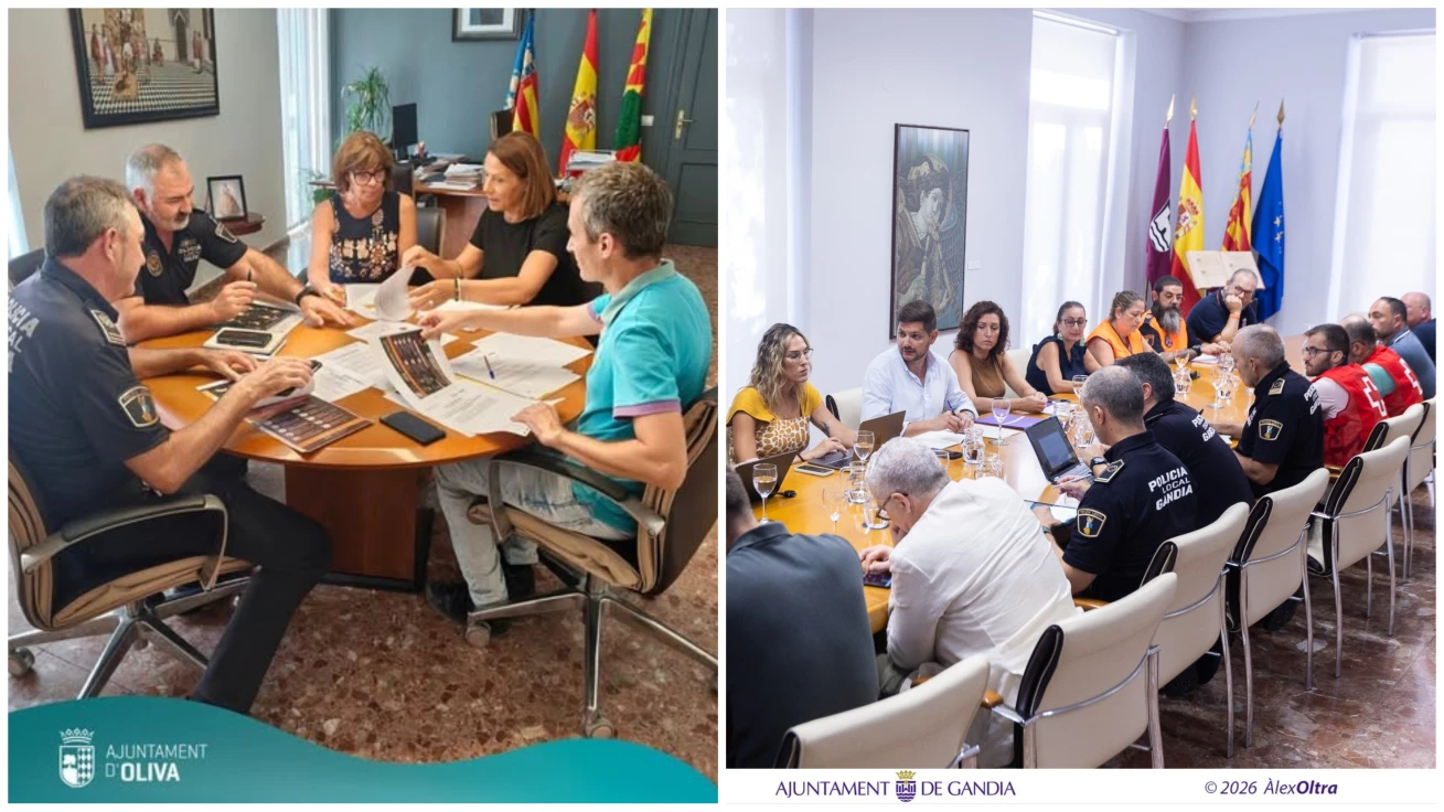 Gandia y Oliva refuerzan la seguridad ante el eclipse solar de este 12 de agosto
