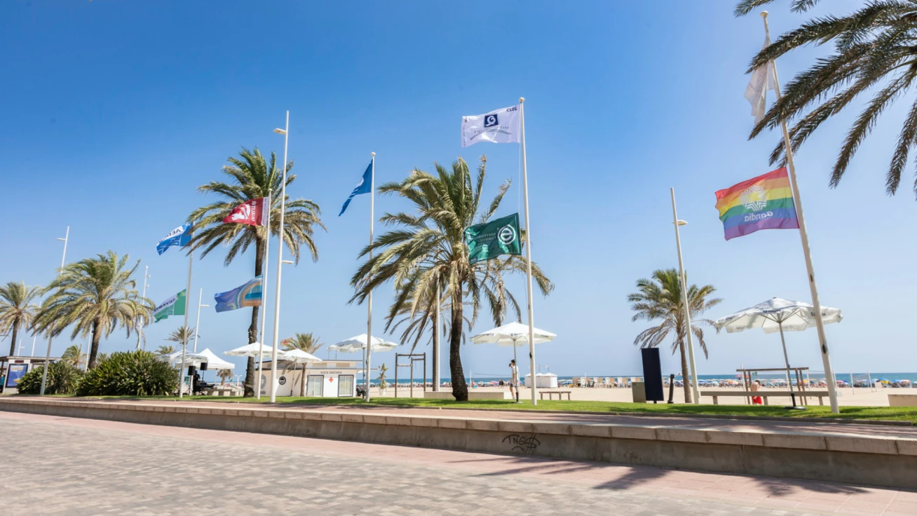 Gandia renueva los certificados de calidad de sus playas hasta 2027