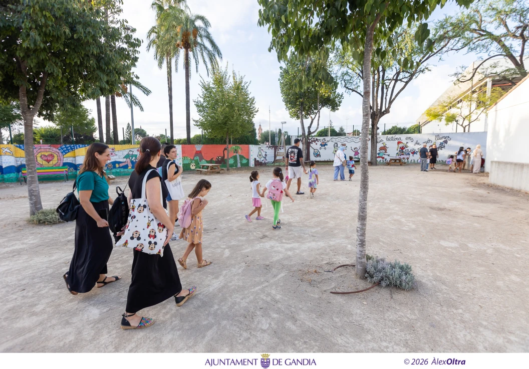 Gandia inicia el curso con más de 16.000 alumnos matriculados