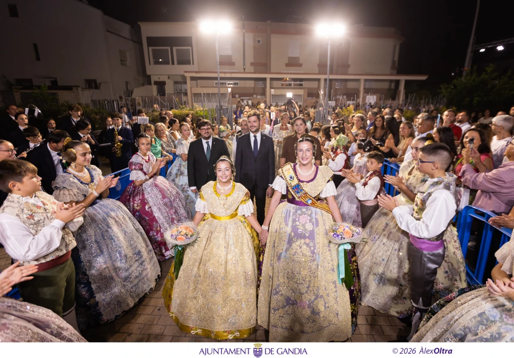 Valentina Jordá Micó ya reina en las Fallas de Gandia