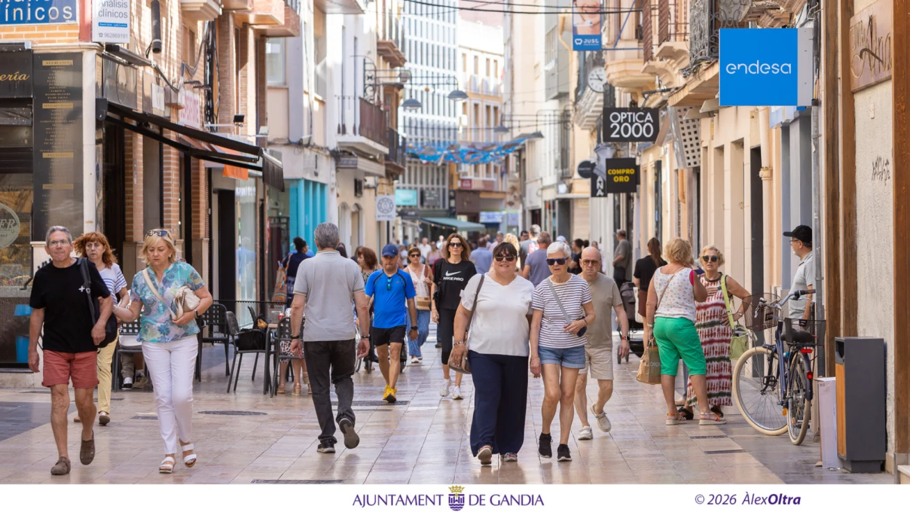 El comercio en Gandia mantendrá el cierre en domingos y festivos fuera de las zonas turísticas