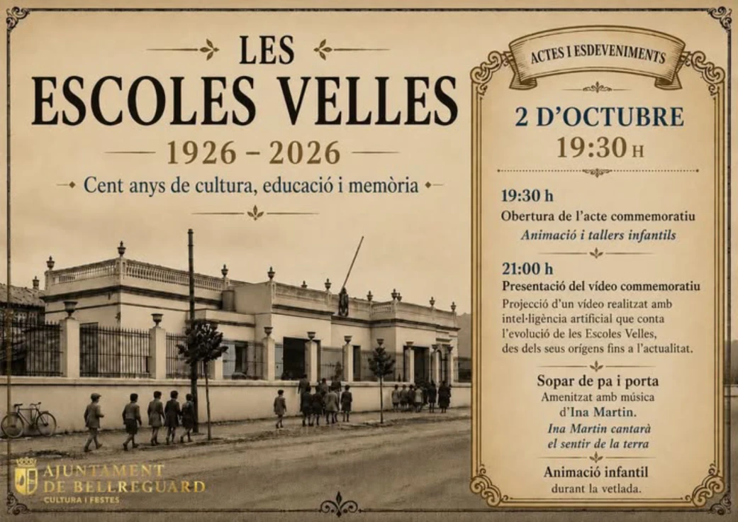 Bellreguard celebra el centenario de las Escoles Velles: un siglo de memoria y educación