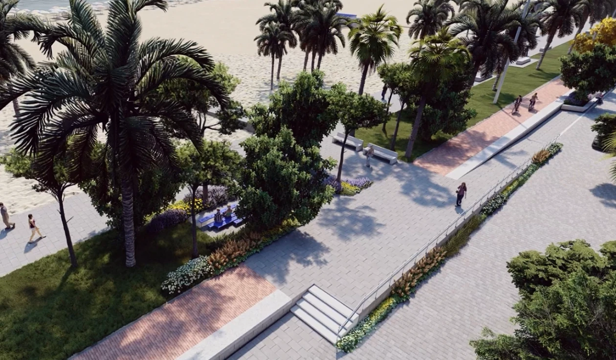 Gandia impulsa la creación de un refugio climático en el paseo marítimo Neptuno