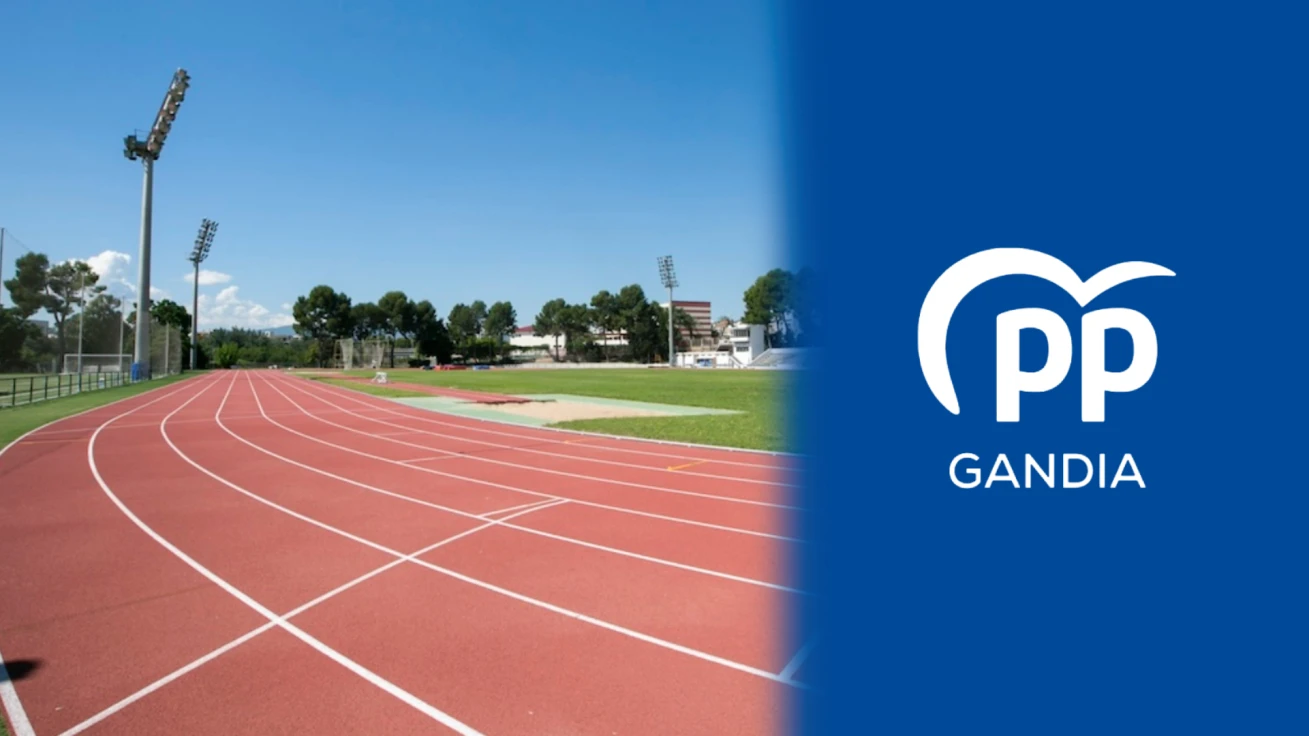 La pista de atletismo de Gandia no está homologada, denuncia el PP