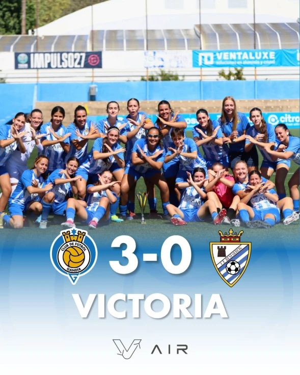 El CF Gandia femenino conquista el trofeo de presentación de temporada ante el Beniarbeig