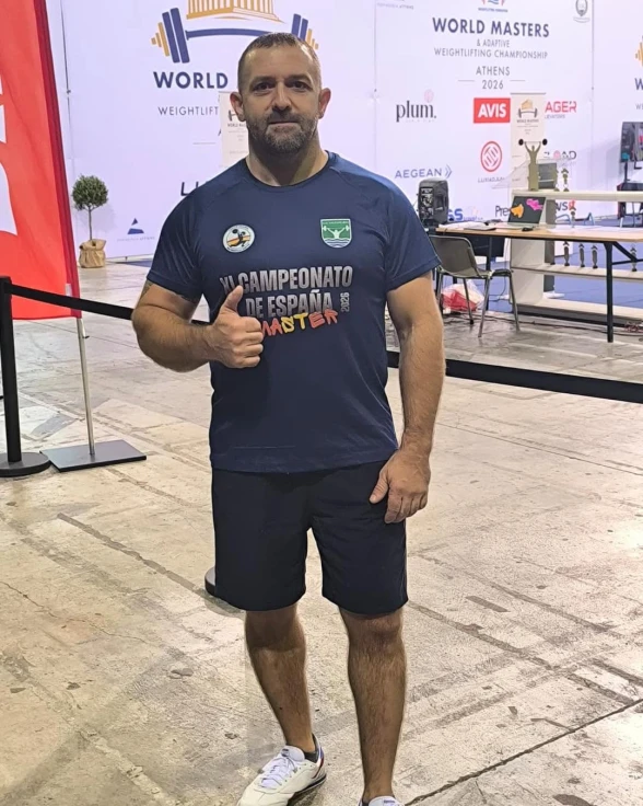 Florian Huet logra un meritorio cuarto puesto en el Campeonato del Mundo Máster de Halterofilia