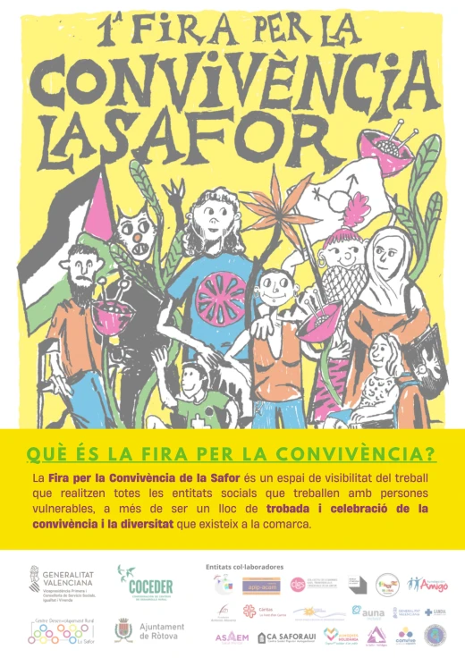 Ròtova acoge este sábado la I Fira por la Convivència de La Safor