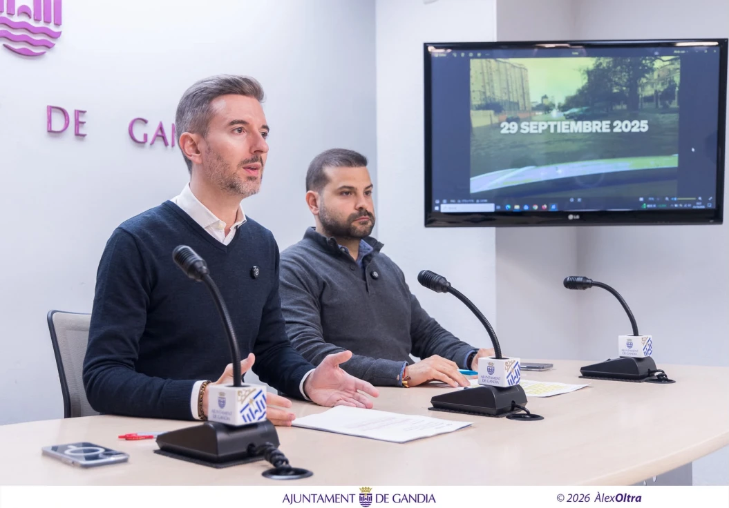 El paso de la DANA Adam en Gandia pone el foco de los populares en el depósito de Clot de la Mota y el colector de Venecia