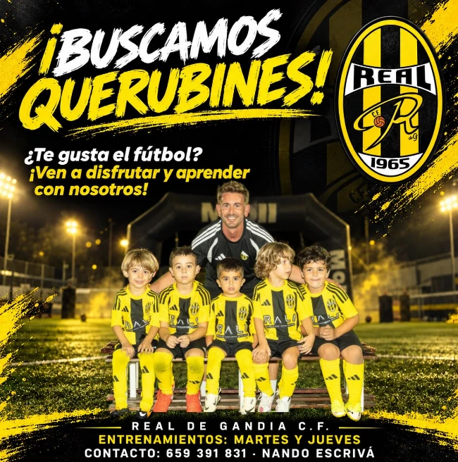El Real de Gandia CF busca nuevos querubines