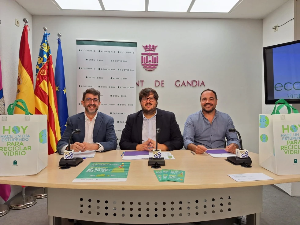 Gandia impulsa una competición entre barrios para aumentar el reciclaje de vidrio y premiar al más comprometido
