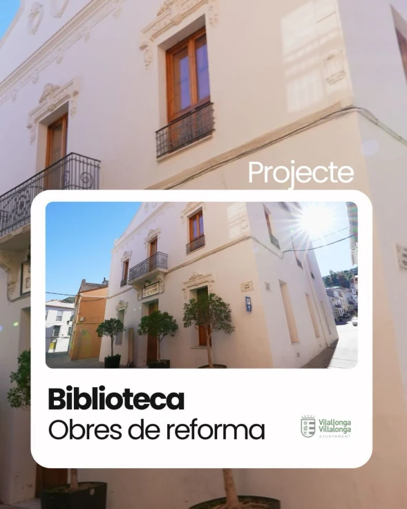 Villalonga aprueba la reforma de la Biblioteca Municipal con una inversión de 114.442€