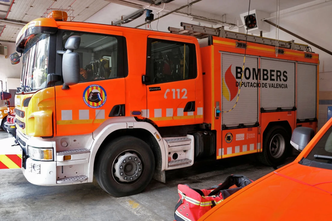 Incendio en una vivienda de la calle Jaume Torres de Gandia